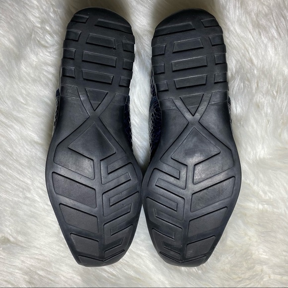 SOLD! 10 Giorgio Brutini Rare Blue Genuine Snake skin Oxford DJ Rectangle P-ownd - Picture 6 of 7